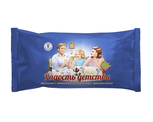 Мороженое с змж ванильное (полено) "Радость детства"