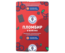 Пломбир (брикет) ванильный с вишнджем и шокол.крош.