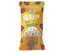 Мороженое пломбир ванильный с кусочками клубники "Фрузи"