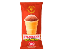 Пломбир шоколадный "Кубанский  пломбир" в/с