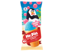 Мороженое сливочное "Mr Pin" со вкусом "Бабл-гам"