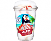 Мороженое слив. "Mr Pin" ваниль с клубничным наполнителем пл/с
