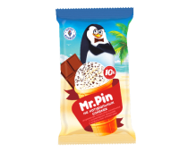 Мороженое сливочное "Mr Pin" ваниль с шоколадной крошкой  в/с